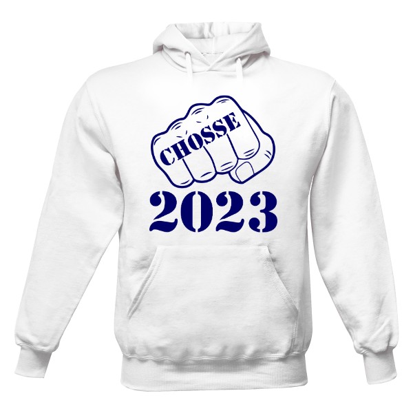 Pánská mikina s kapucí Just Hoods s potiskem chosse